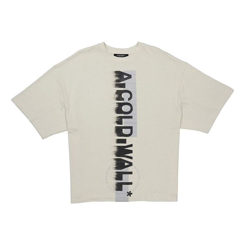 T-shirt A-COLD-WALL* A-COLD-WALL* Brushed Logo T-Shirt Vit | ACWMTS066-BONE