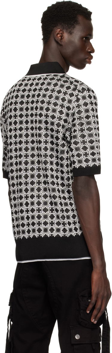 Polotröja AMIRI Amiri MA Quad Polo Svart | AMKNPO1058, 2