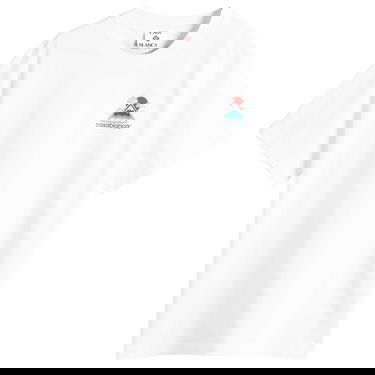 T-shirt Casablanca Montagne Ondulée Screen Printed T-Shirt, Size Large Vit | MPF25-JTS-001-04, 0