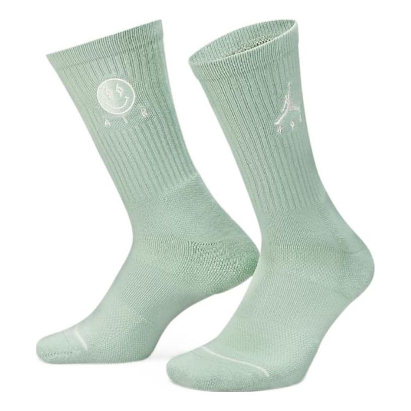 Strumpor Jordan J Balvin x Air Jordan Crew Socks Grön | DR9817-300