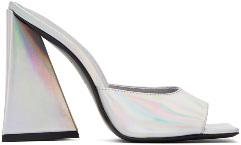 Kläder The Attico Attico Devon Heeled Sandals Metallisk | 231WS000 L062