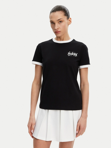 T-shirt GUESS Guess Fresia T-Shirt Svart | V5GI11I3Z14-JBLK, 0