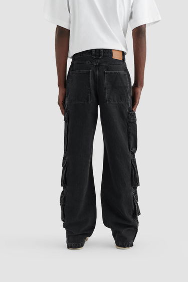 Cargo byxor AXEL ARIGATO Utility Cargo Jeans Svart | A2186001, 3