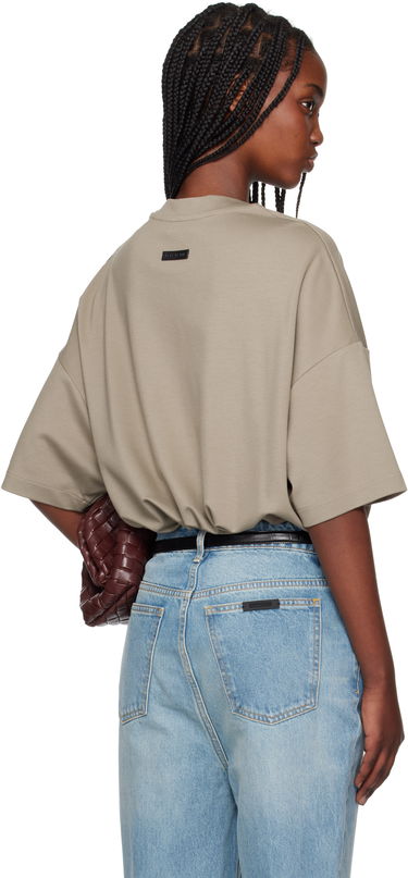 T-shirt Fear of God Fear of God Milano Short Sleeve T-Shirt Beige | FGE250-520VIS, 2