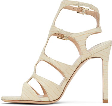 Tillbehör Tom Ford TOM FORD Lizard Paradis Heeled Sandals Beige | W3613-LCL381P, 2