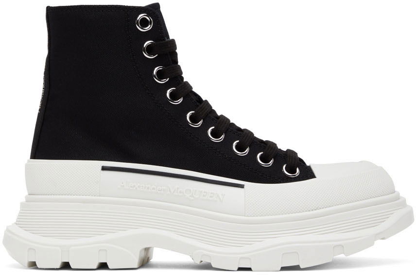 Sneakers och skor Alexander McQueen Tread Slick High-Top Sneakers Svart | 697080W4MV2, 0