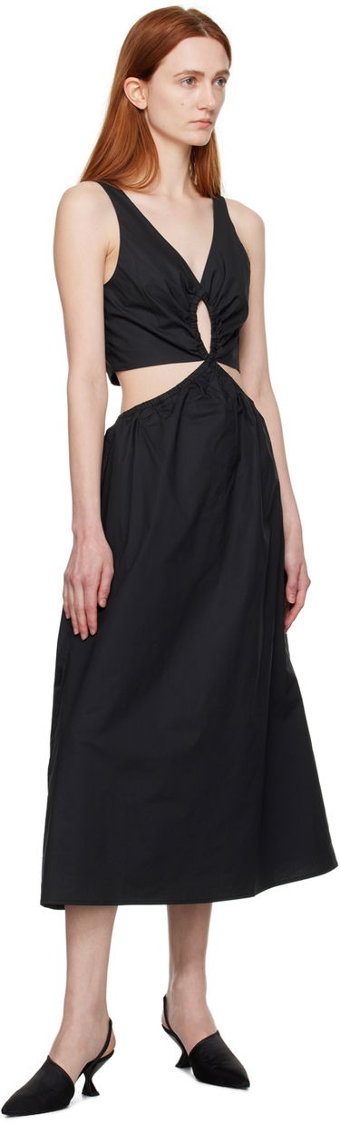 Klä Anine Bing Cutout Detail Midi Dress Svart | A-02-1391-000, 3