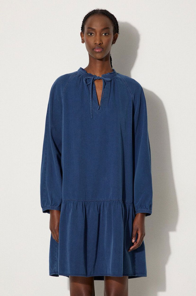 Klä A.P.C. Robe Natalia Mini Dress Blå | COEYL.F05944