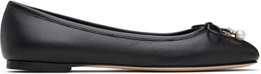 Sneakers och skor Jimmy Choo Jimmy Choo Elme Pearl Ballerina Flats Svart | ELME FLAT, 0