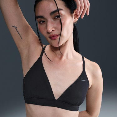 Behå Nike Form Light-Support Triangle Unpadded Sports Bra Svart | HQ7003-011, 0
