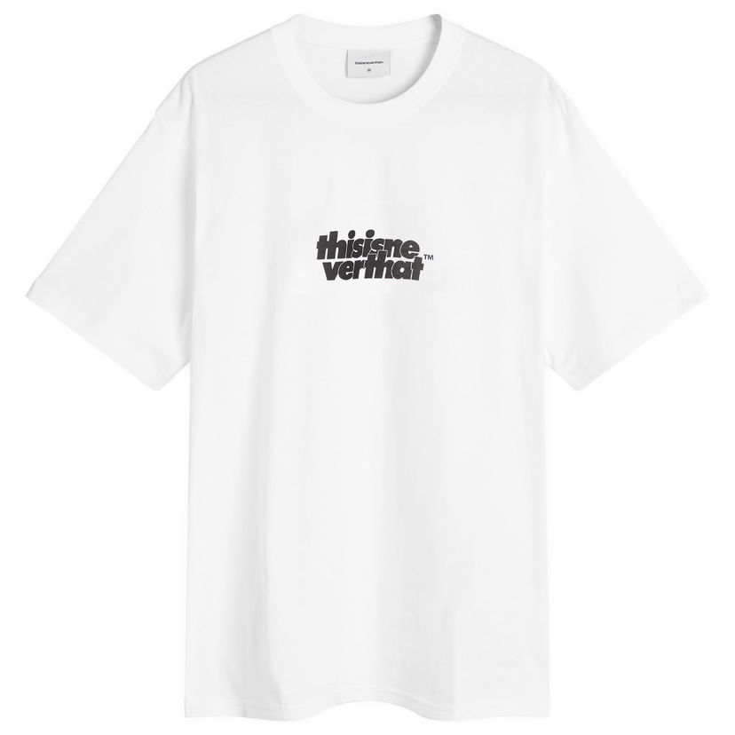 T-shirt thisisneverthat thisisneverthat Ol-Logo T-Shirt, Size Large Vit | TN250TTSST05-WHT