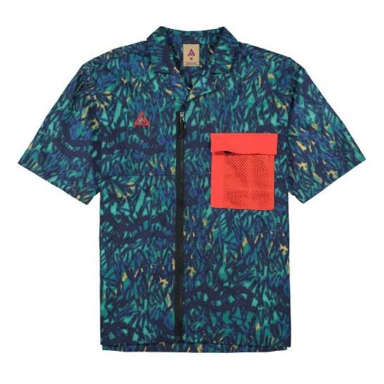 Skjorta Nike ACG ACG Printing Shirt Blå | CD7636-405