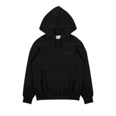 Sweatshirt WACKO MARIA Heavyweight Pullover Hoodie Svart | GP H0001 BLANKLINE BOB BLAC, 0