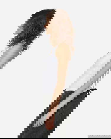 Linne Ottolinger Layered Cut-Out Tank Top Vit | 0408401 WHITE, 2