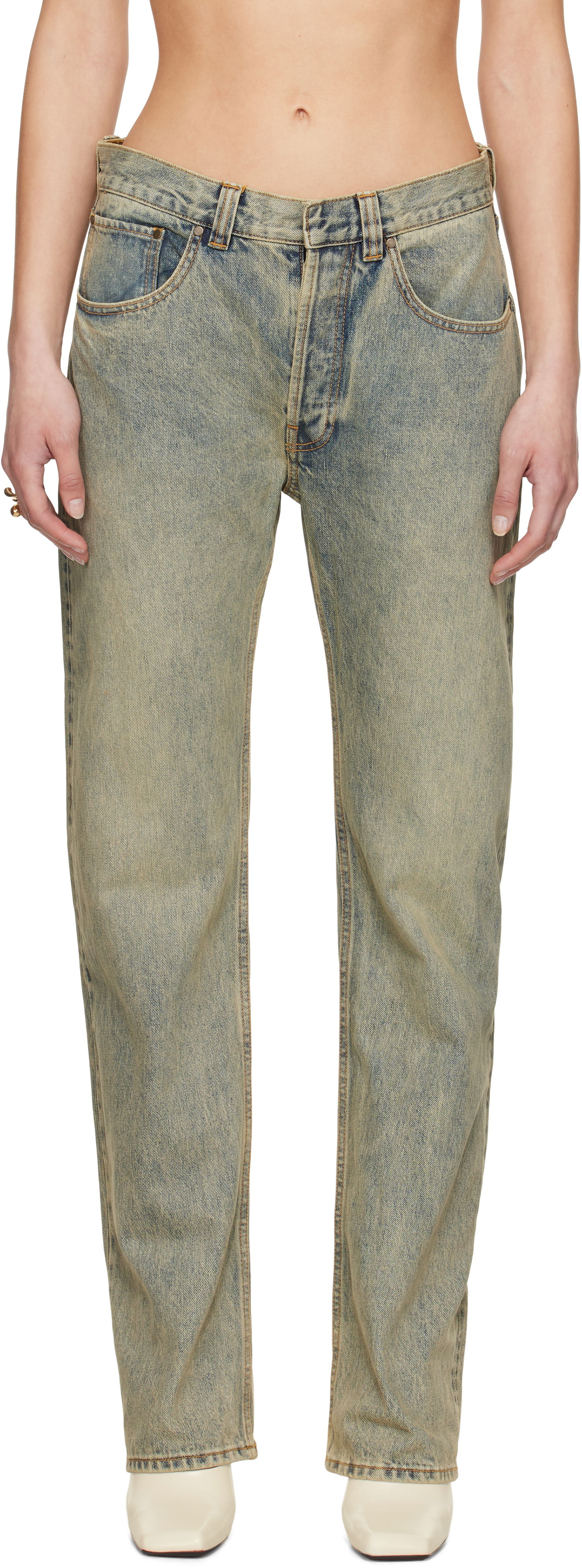 Jeans Entire Studios Entire Studios Slem Jeans Blå | ESM-S25-11004-SW, 0