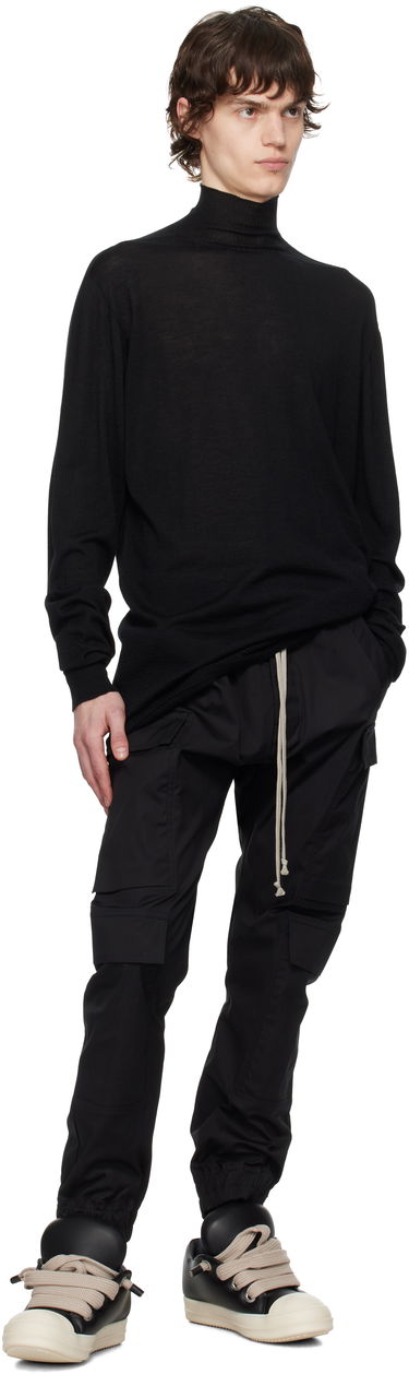 Sneakers och skor Rick Owens Rick Owens Hollywood Jumbolace Low Svart | RU01E5893 LLPPW2, 4