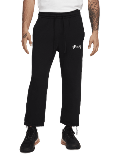 Träningsbyxor Nike LeBron Open Hem Fleece Trousers Svart | FB7127-010