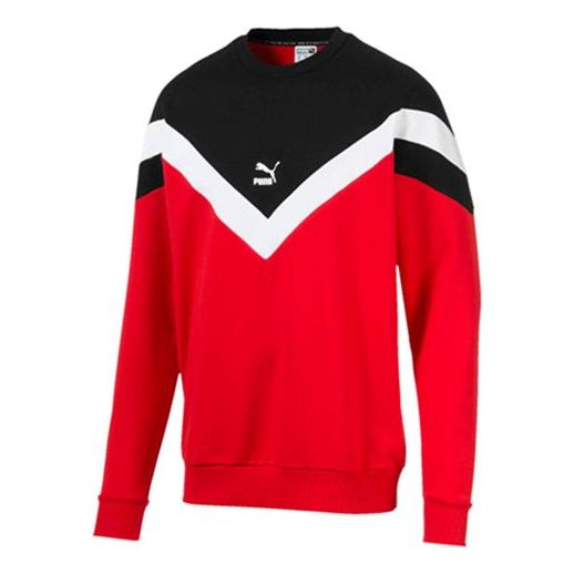 Sweater Puma Puma Knit Pullover Röd | 595953-11