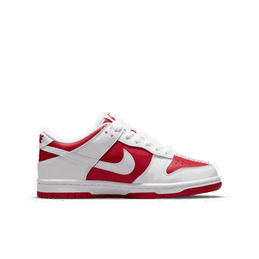 Sneakers och skor Nike Dunk Low "White University Red" GS Röd | CW1590-600, 4