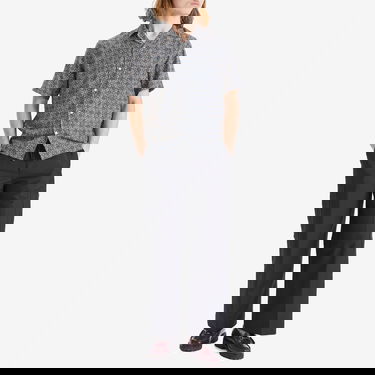 Skjorta Portuguese Flannel Conte Mini Tile Vacation Shirt, Size Large Blå | SS25-018-BLU, 4