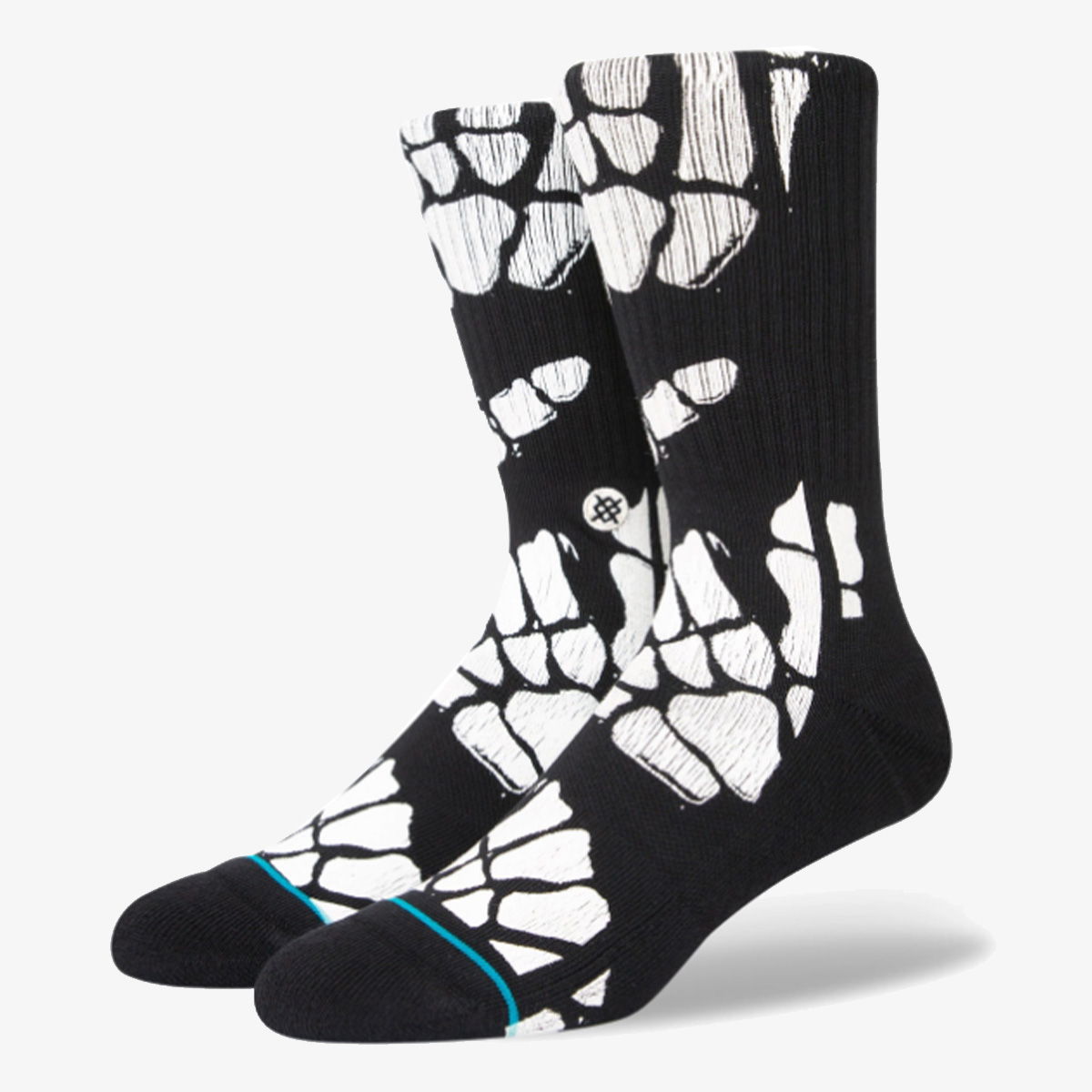 Strumpor Stance Skeleton Print Socks Svart | A556C22ZOM-BLK, 0
