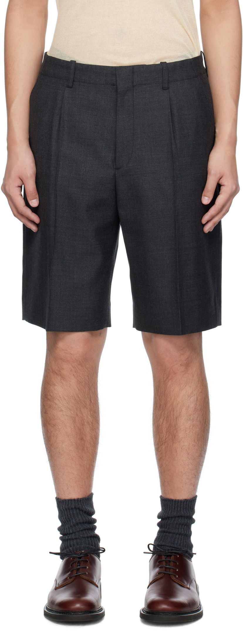 Shorts OUR LEGACY Our Legacy Borrowed Chino Shorts Grå | M2254BPC