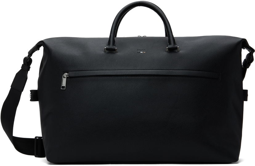 Resväska BOSS BOSS Embossed-Logo Duffle Bag Svart | 50548041