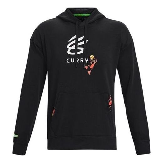 Sweatshirt Under Armour Curry Elmo Got Game Men's Hoodie Svart | 1369619-001