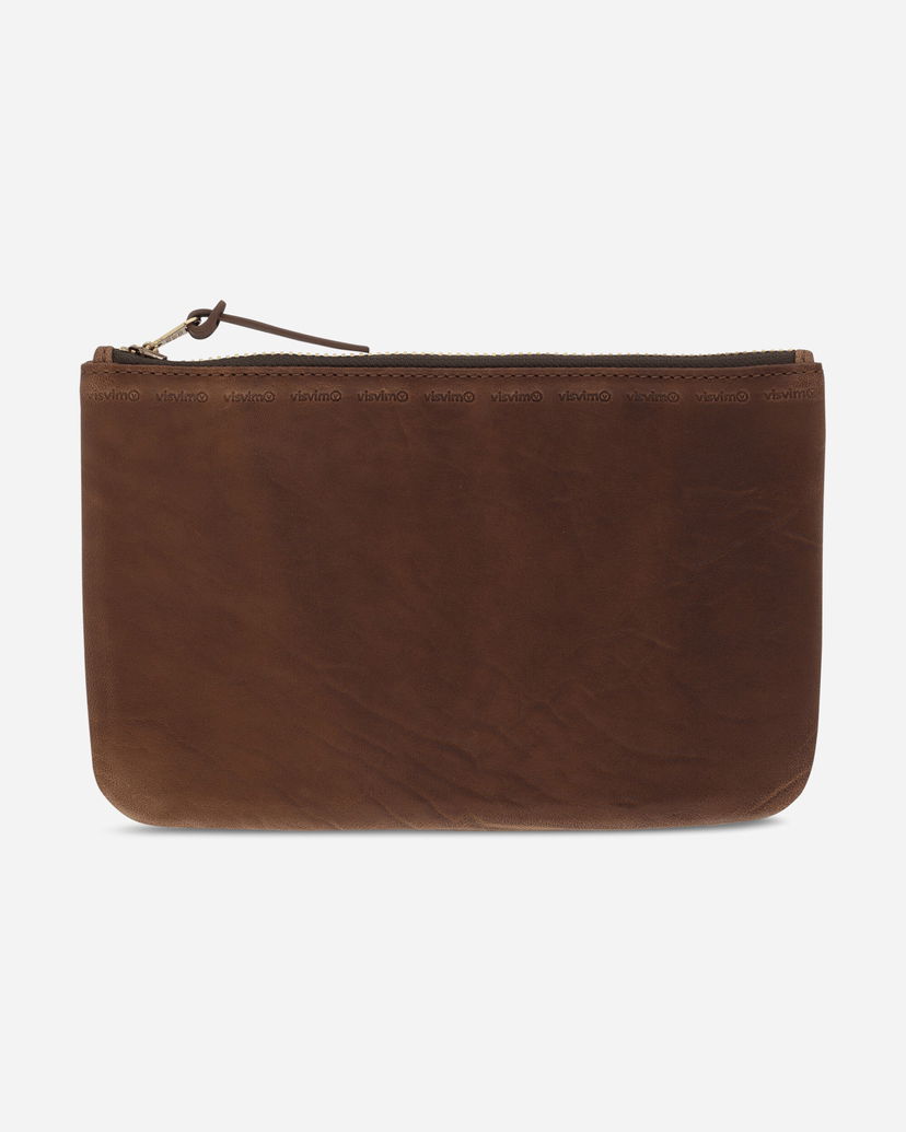 Ryggsäckar och väskor visvim Leather Travel Pouch Brun | 0125203003027 1