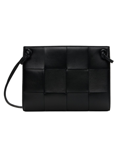 Axelväska Bottega Veneta Mini Cassette Bag Svart | 755842 VCQC2