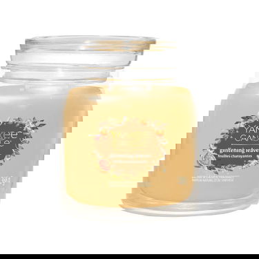 Ljus Yankee Candle Signature Medium Jar 2 Wicks Glistening Leaves 368 g Orange | 43498, 1