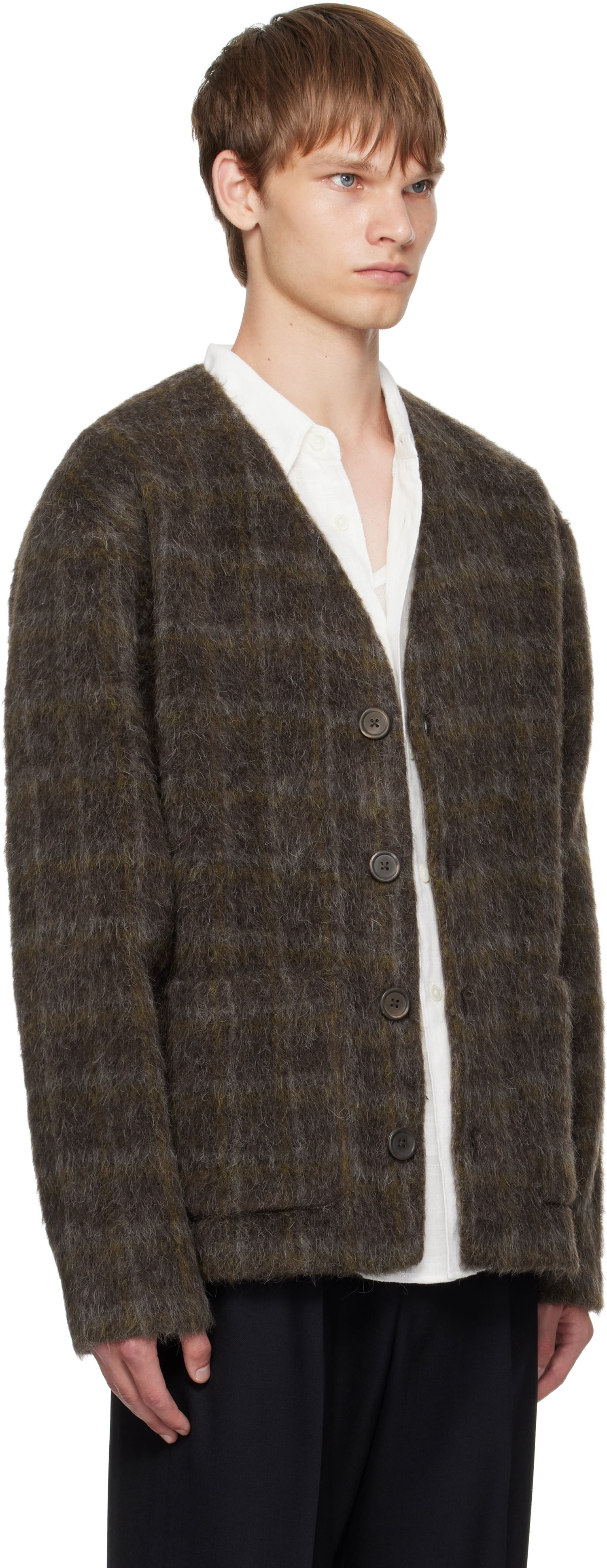 Sweater OUR LEGACY OUR LEGACY Wool Cardigan Brun | M4256CD, 1