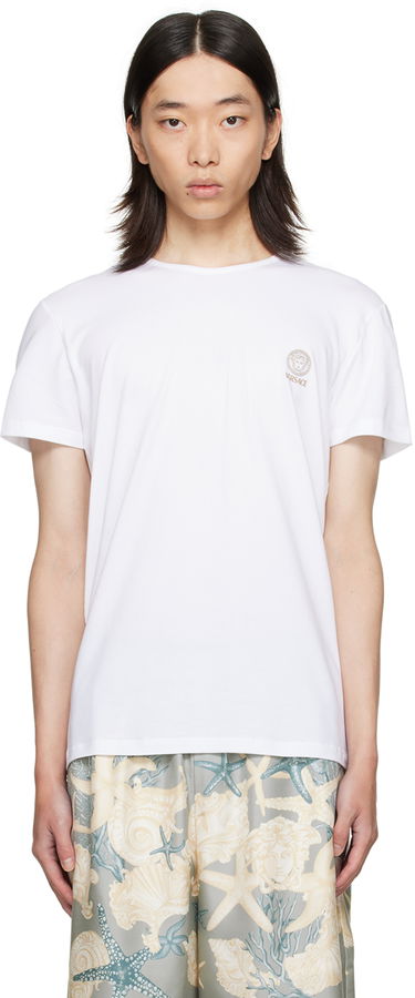 T-shirt Versace Medusa T-Shirt Vit | AU10193_1A10011, 0