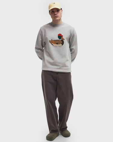 Sweatshirt Edmmond Studios Duck Hunt Graphic Sweatshirt Grå | 125-40-01840, 2