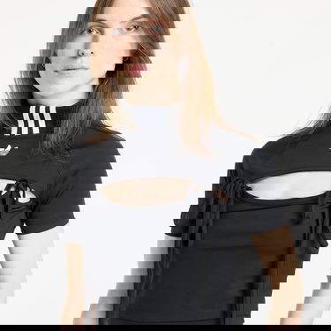 Crop top adidas Performance Cutout Tie Detail Crop Top Svart | JX2537, 4