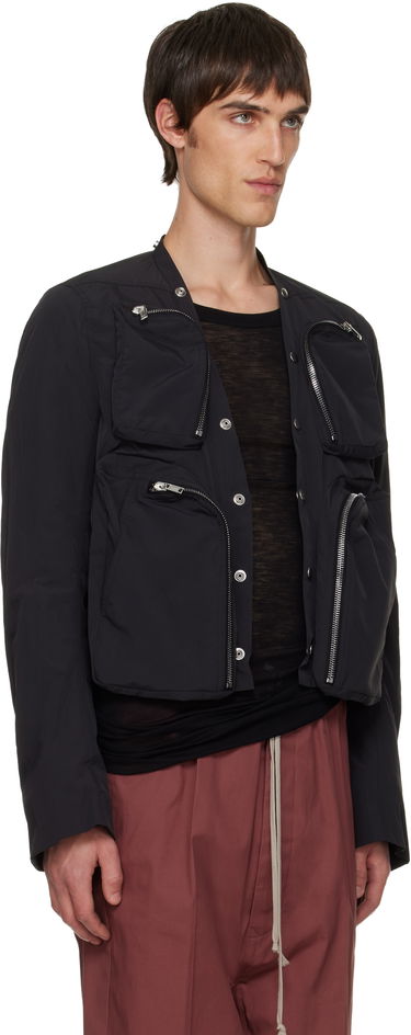Bomberjacka Rick Owens Cargo Bomber Jacket Svart | RU02E1762 MT, 1