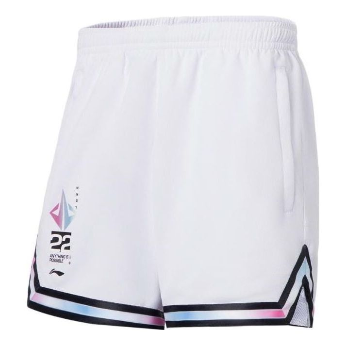 Shorts Li-Ning Jimmy Butler Logo Basketball Shorts Vit | AAPS051-2