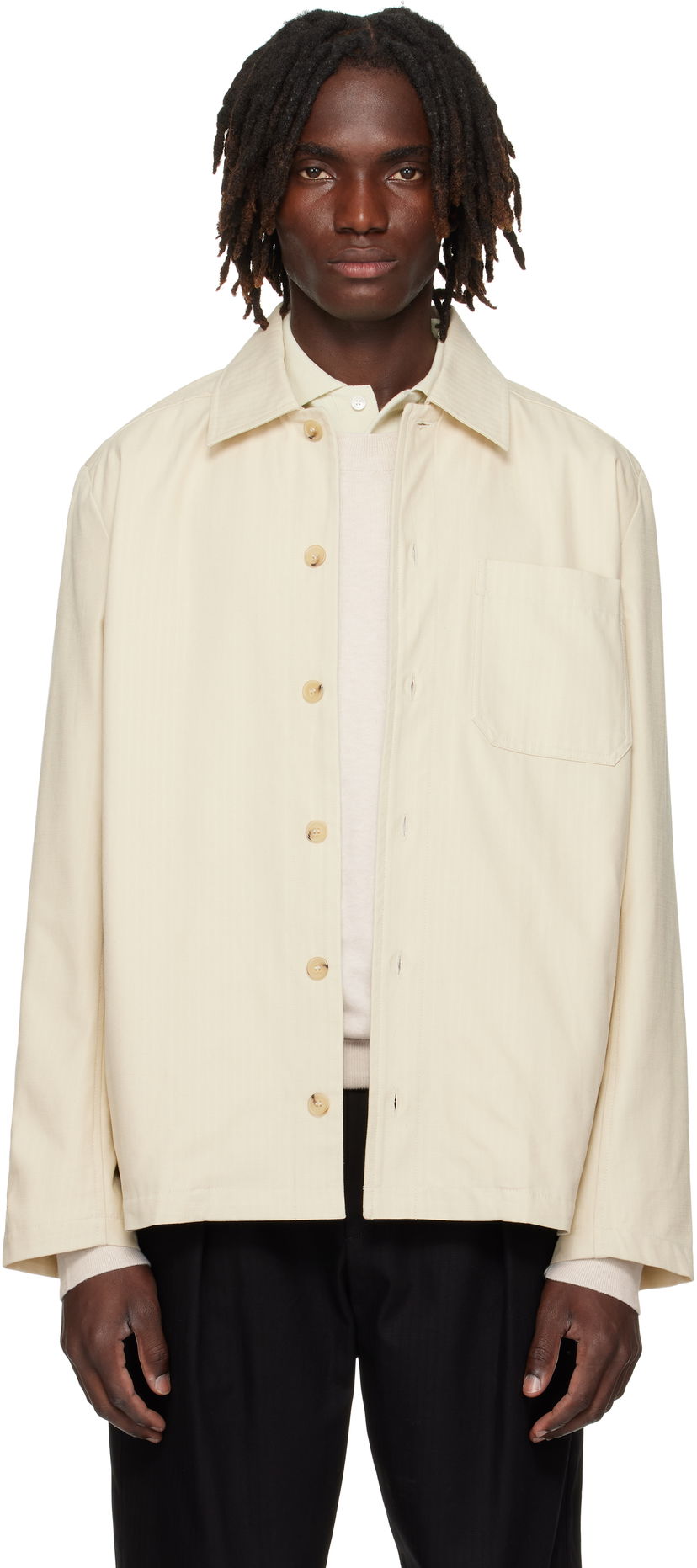 Jacka A.P.C. A.P.C. Jeffray Jacket Vit | COHHW-H02991