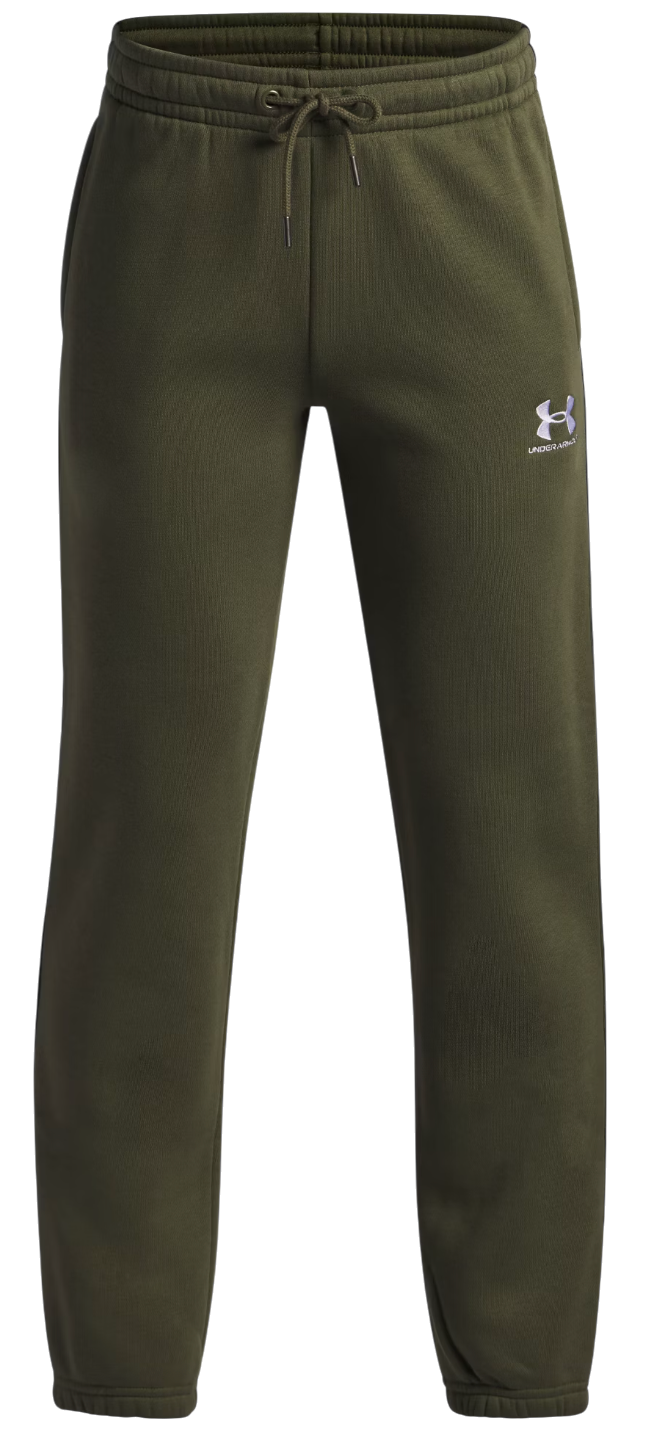 Träningsbyxor Under Armour Icon Fleece Taping Joggers Grön | 1390294-391