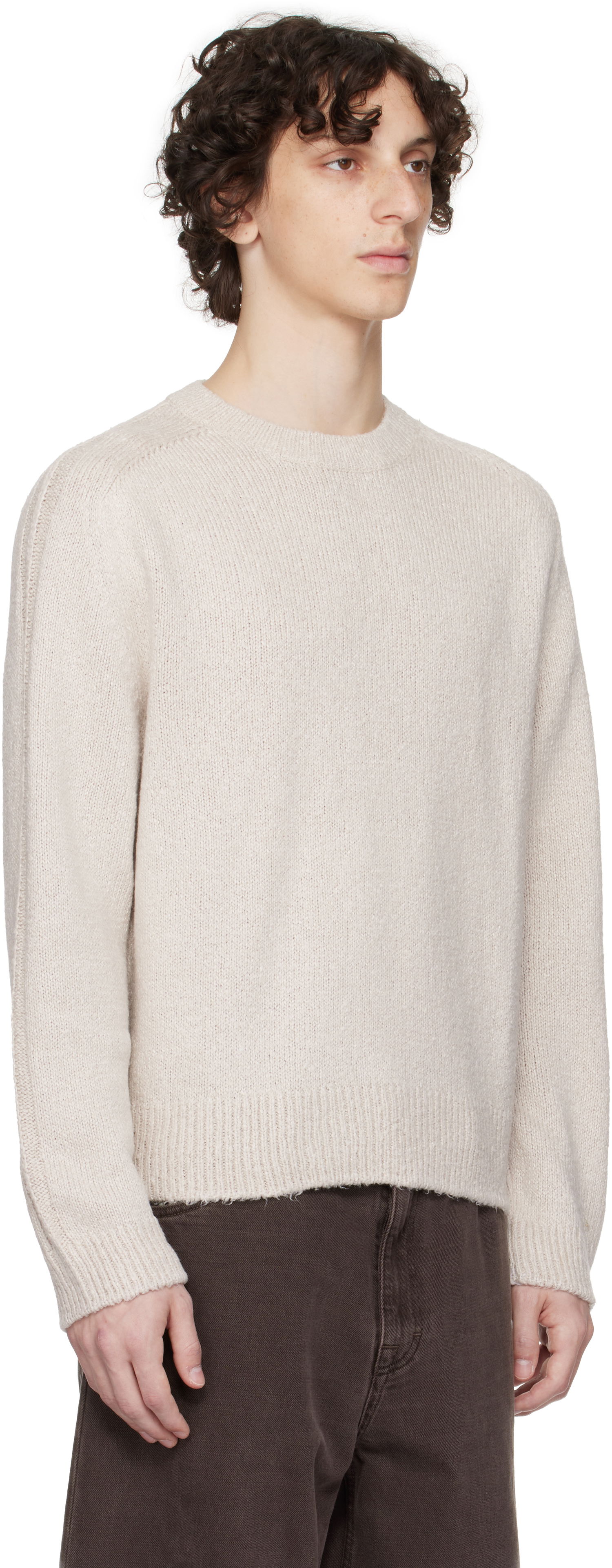 Sweater OUR LEGACY OUR LEGACY True Roundneck Sweater Beige | M2253TO, 1
