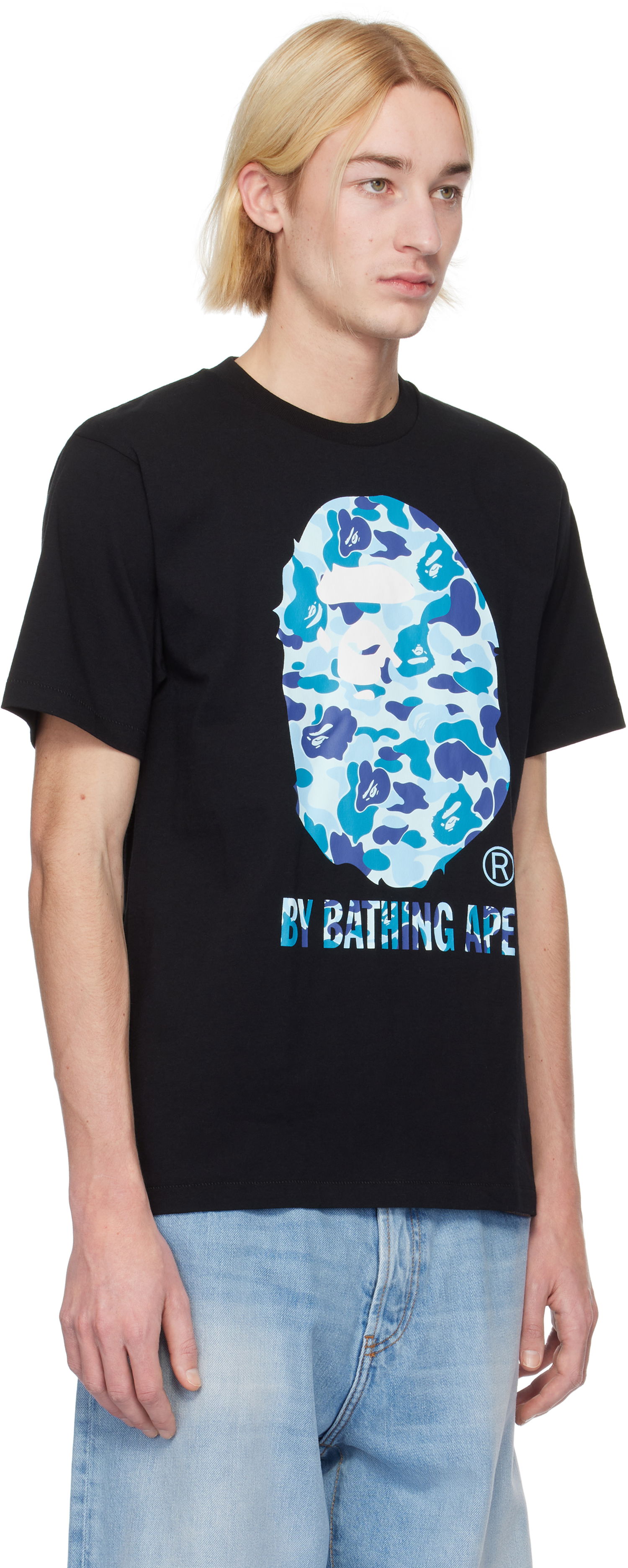 T-shirt BAPE ABC Camo 'By Bathing Ape' T-Shirt Svart | 001TEK801006M, 1