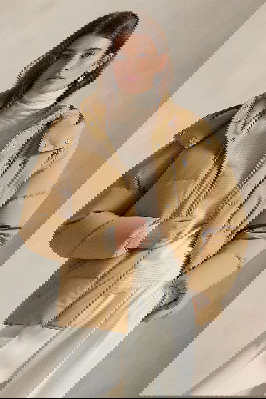 Pufferjacka Polo by Ralph Lauren Winter Matte Poly Down Puffer Jacket Beige | 211971190001, 0