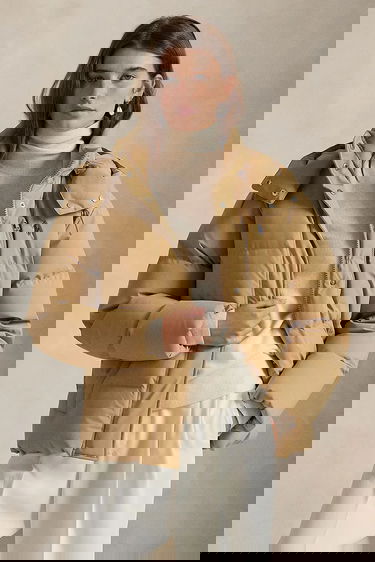 Pufferjacka Polo by Ralph Lauren Winter Matte Poly Down Puffer Jacket Beige | 211971190001, 0