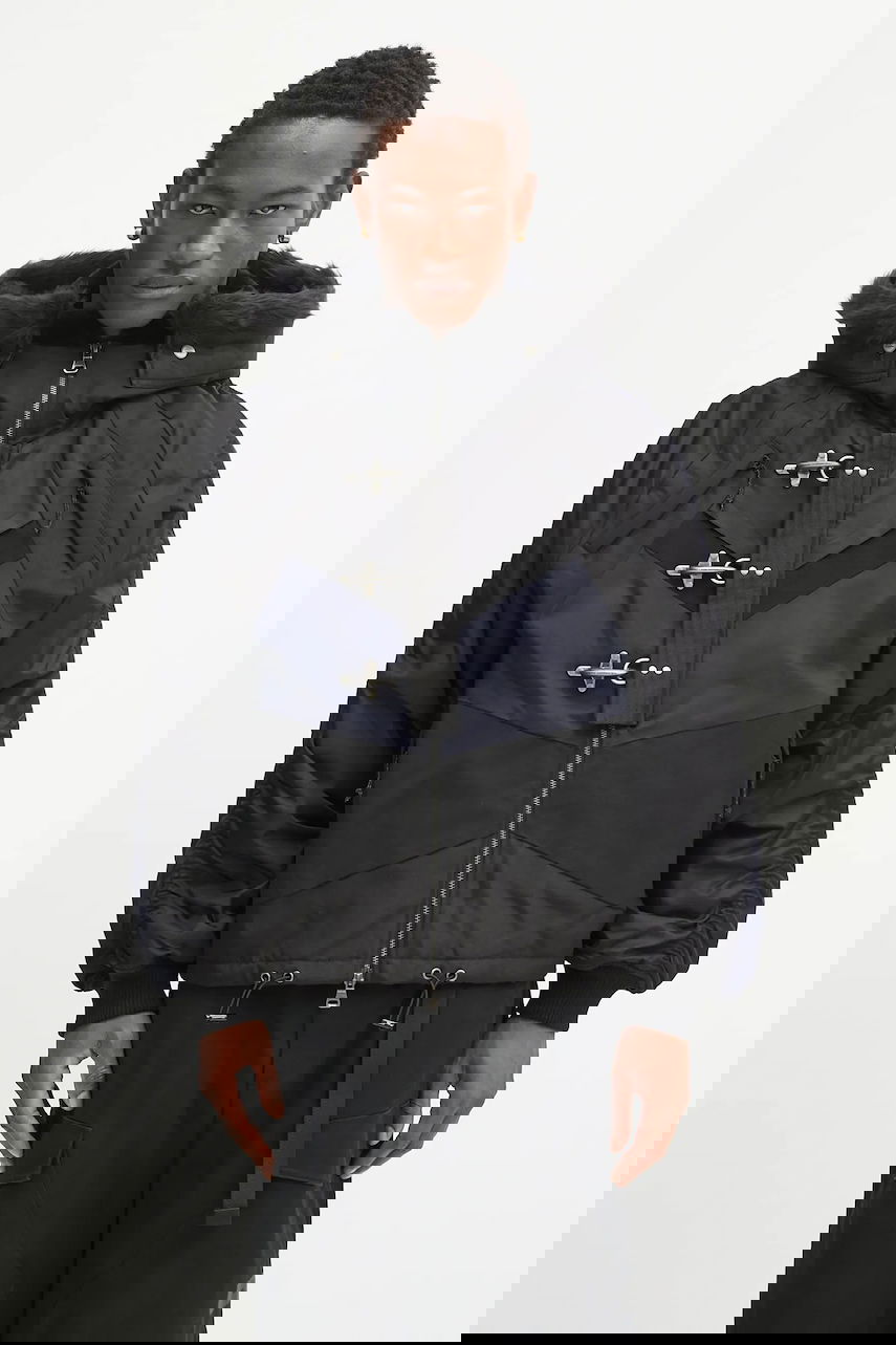 Bomberjacka Andersson Bell Norwegian N2B Hooded Padded Jacket with Fur Trim and Toggle Closures Flerfärgad | awa690u, 0