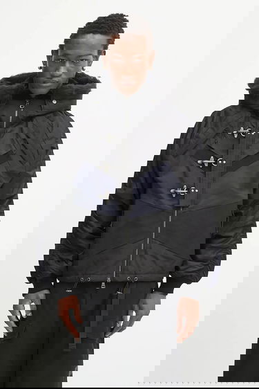 Bomberjacka Andersson Bell Norwegian N2B Hooded Padded Jacket with Fur Trim and Toggle Closures Flerfärgad | awa690u, 0