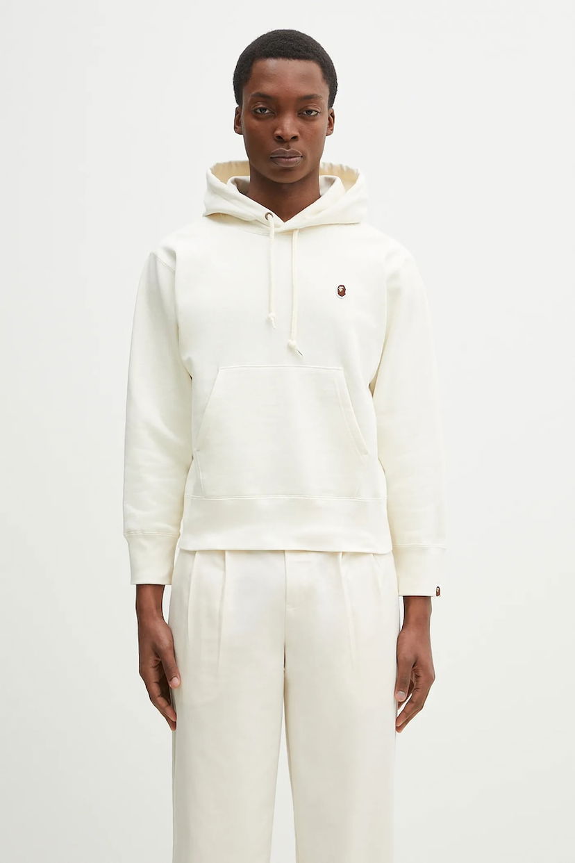 Sweatshirt BAPE A Bathing Ape One Point Pullover Hoodie Vit | 1K80214005