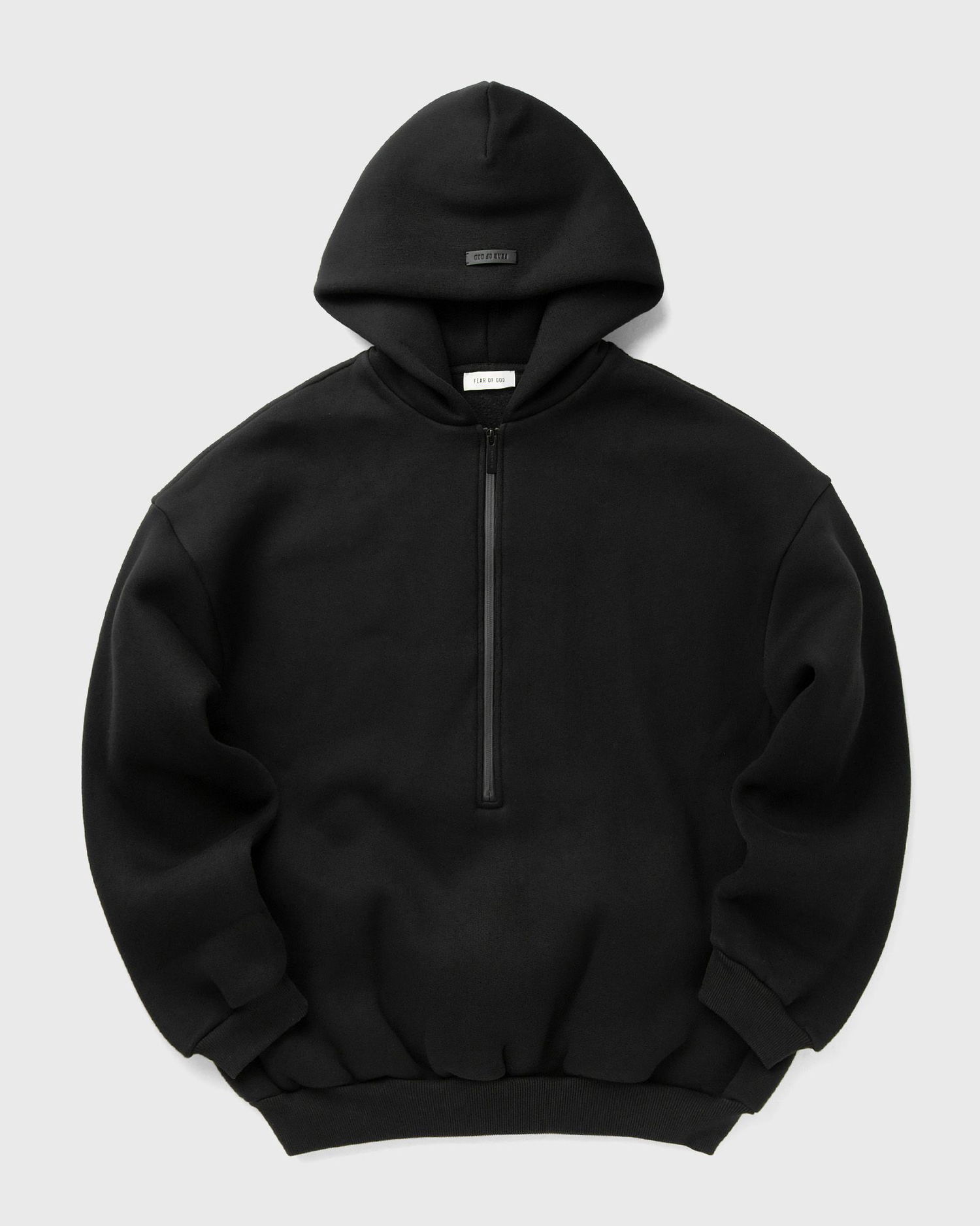 Sweatshirt Fear of God Athletic Half-Zip Hoodie Svart | FG25FW12-123FLC-001, 1