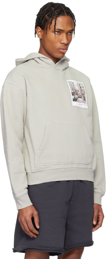 Sweatshirt Helmut Lang Helmut Lang Brooklyn Postcard Hoodie Grå | O10HM520, 1