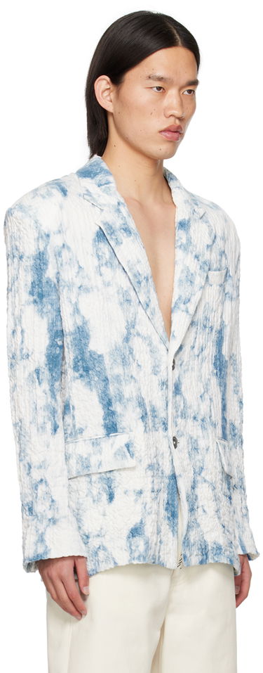 Jacka Feng Chen Wang Feng Chen Wang Printed Blazer Blå | FUS17JK13, 1