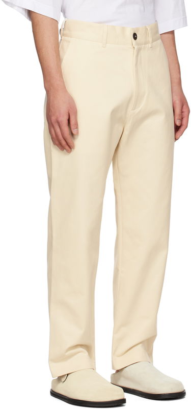 Byxor Studio Nicholson Studio Nicholson Bill Trousers Beige | BILL SNM - 082 -, 1